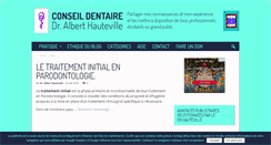 Desktop Screenshot of conseildentaire.com