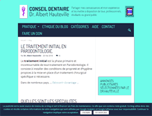 Tablet Screenshot of conseildentaire.com